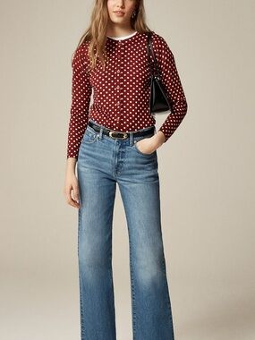 J Crew Full Length Slim Wide Leg Women’s Jeans